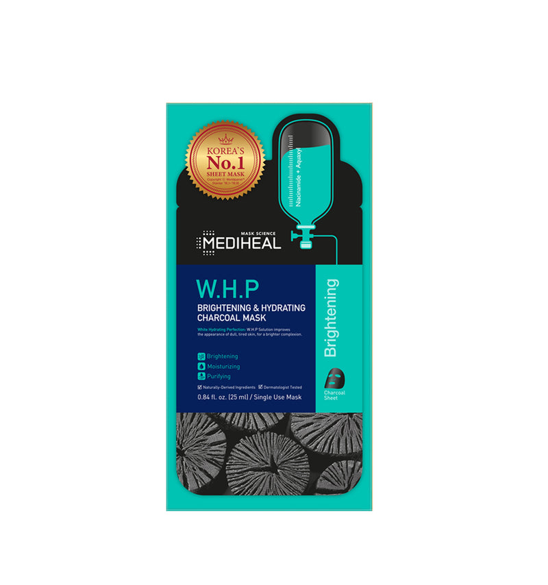 MEDIHEAL W.H.P Brightening & Hydrating Charcoal Mask