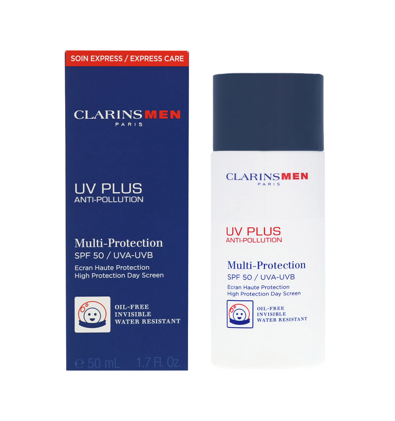 Clarins Men UV Plus Anti-Pollution Multi-Protection Day Cream SPF50 50ml