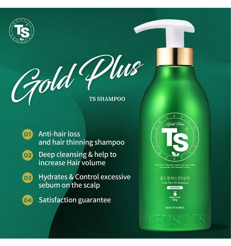 Gold Plus TS Shampoo for Hair Growth & Thickness Gift Set