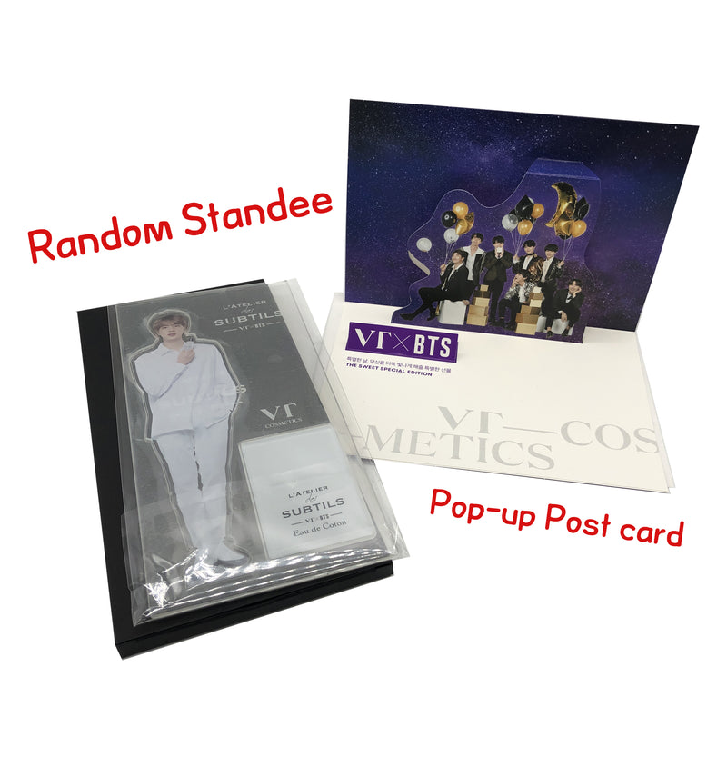 VT X BTS L'ATELIER Perfume 50ml VERT - SUGA (15 BTS Photo Cards and Pop up Postcard + A Random Standee)