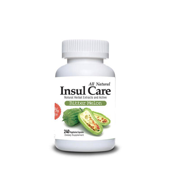 Insul Care Bitter Melon All Natural Dietary Supplement 120 CAPSULES.