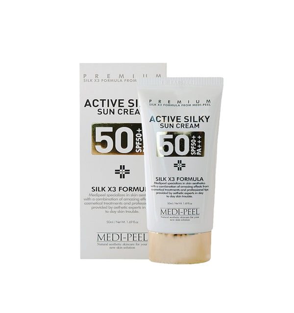 MEDI-PEEL Active Silky Sun Cream SPF50+.