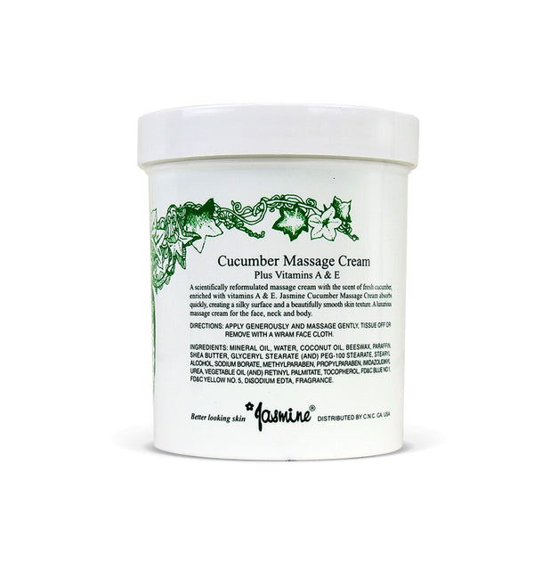 Jasmine Cucumber Massage Cream.