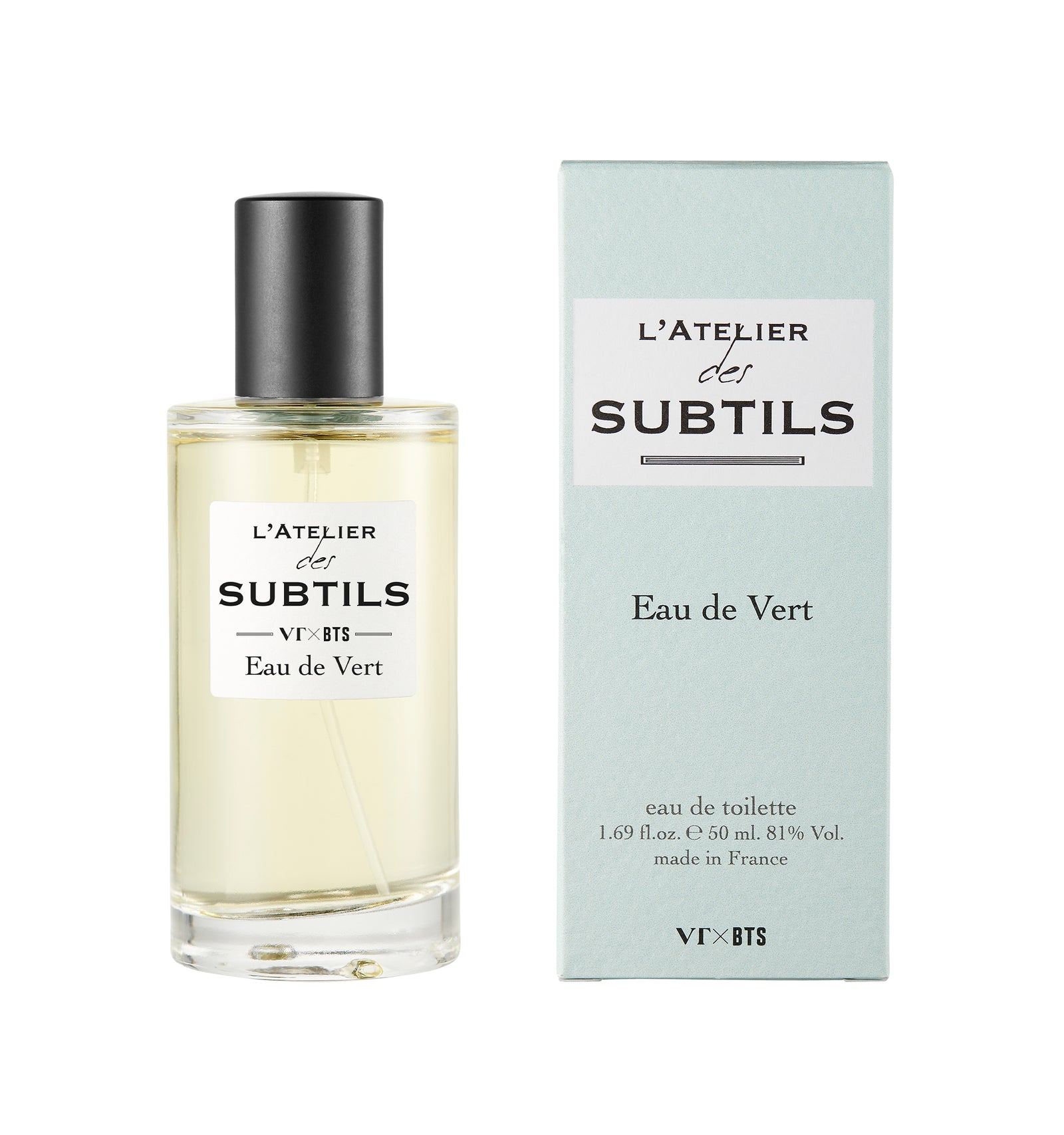 vt x bts perfume - l'atelier des subtils vert (suga)