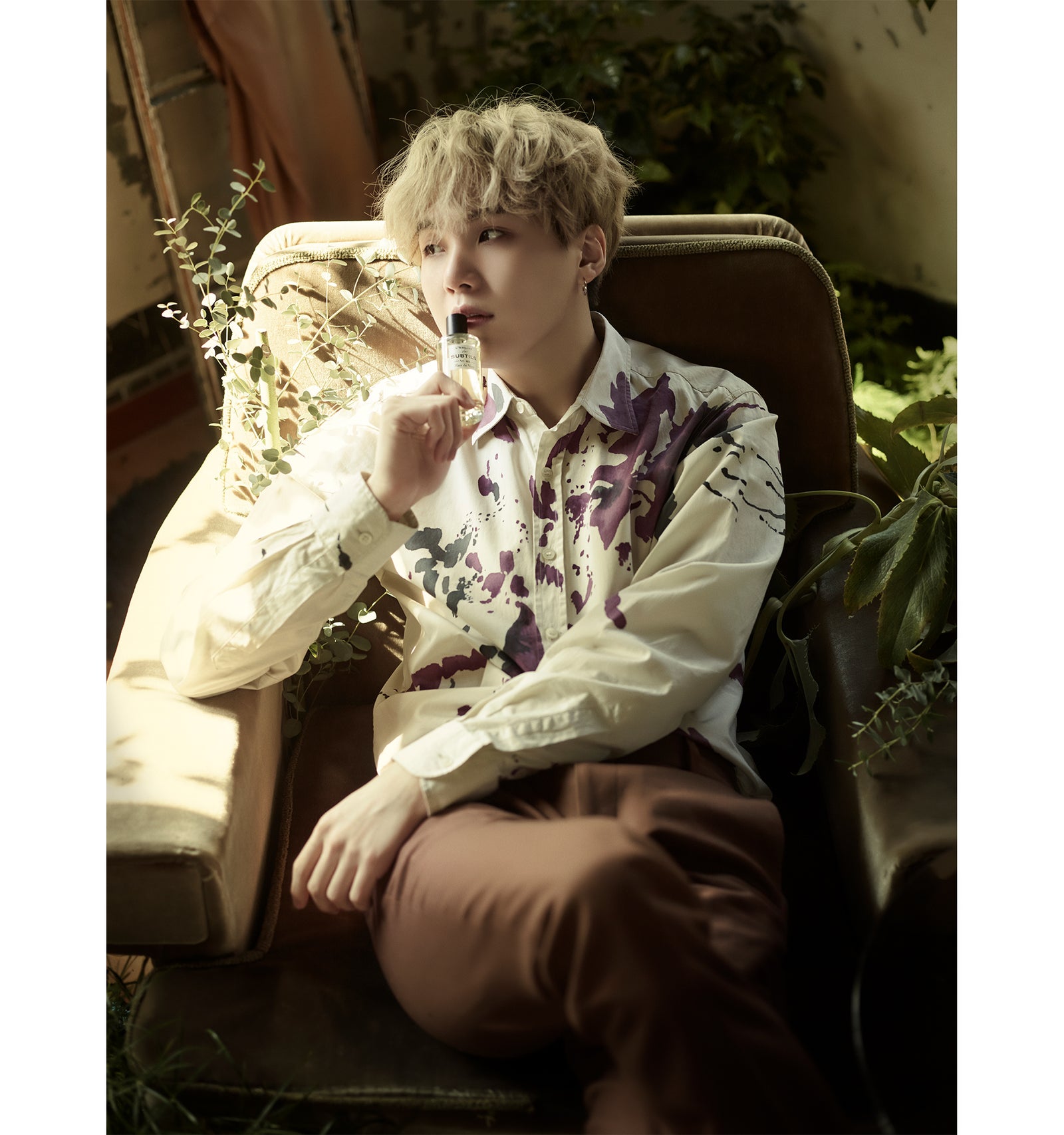 vt x bts perfume - l'atelier des subtils vert (suga)